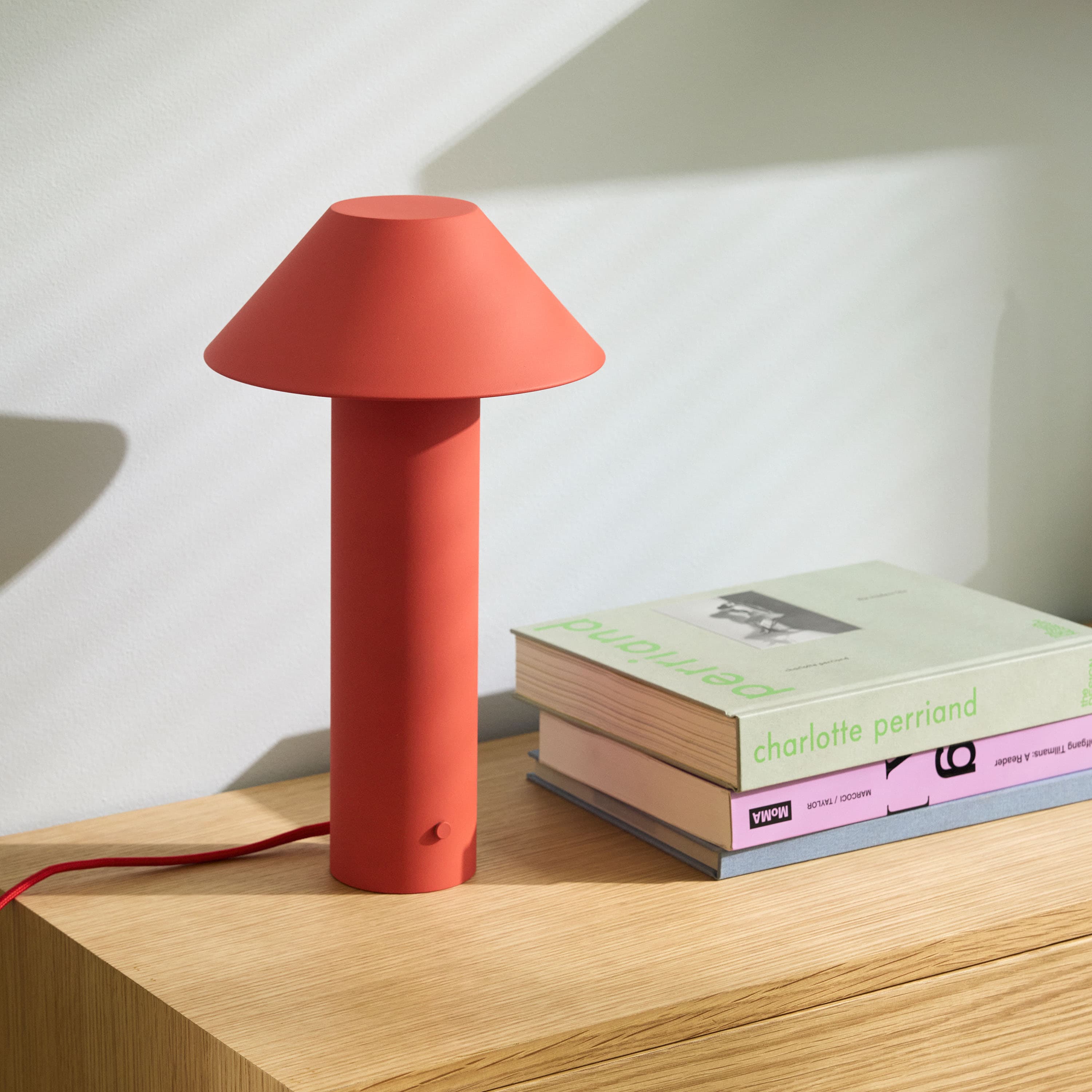 Tower Table Lamp Red 32cm
