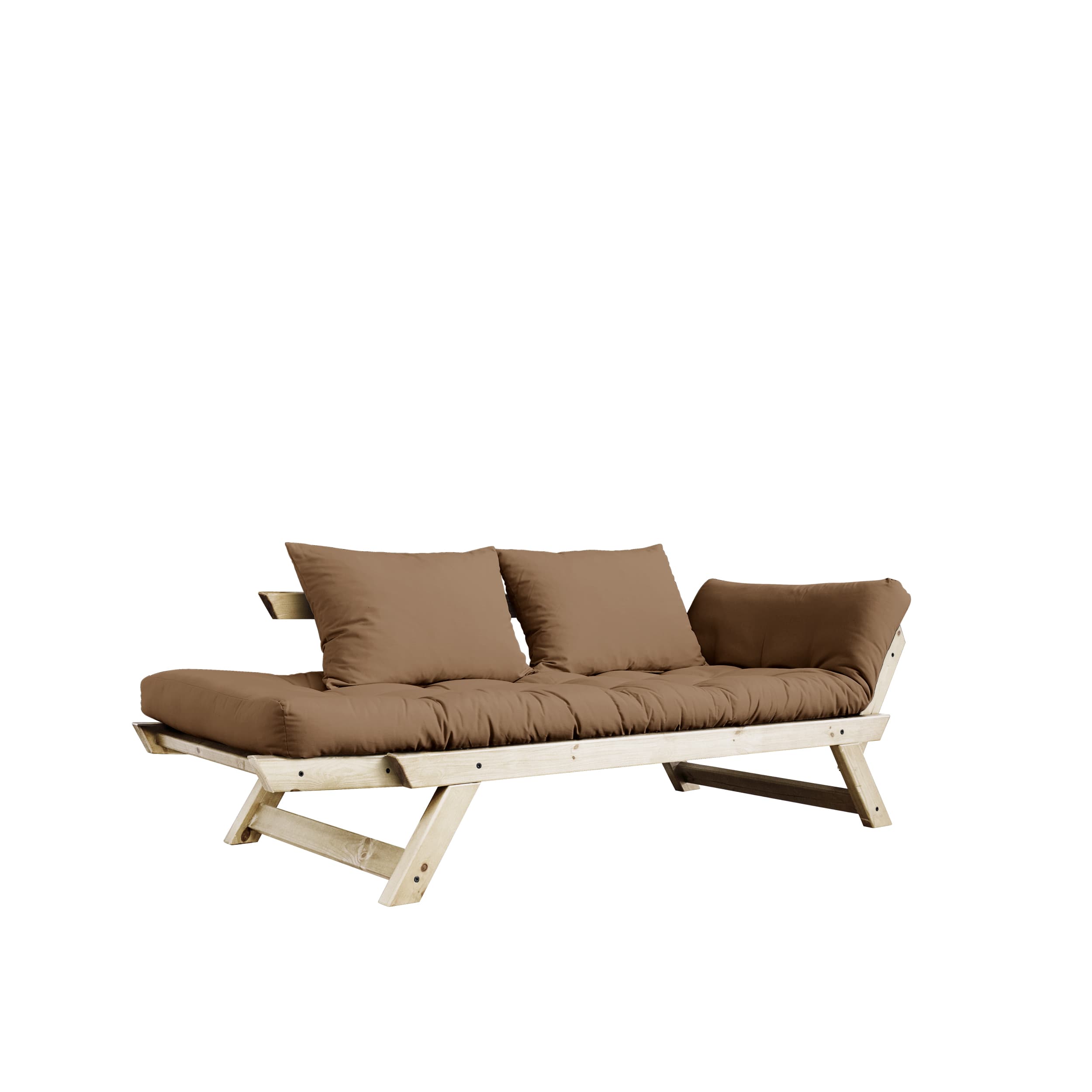 Bebop Tagesbett Natur/Mokka 174cm