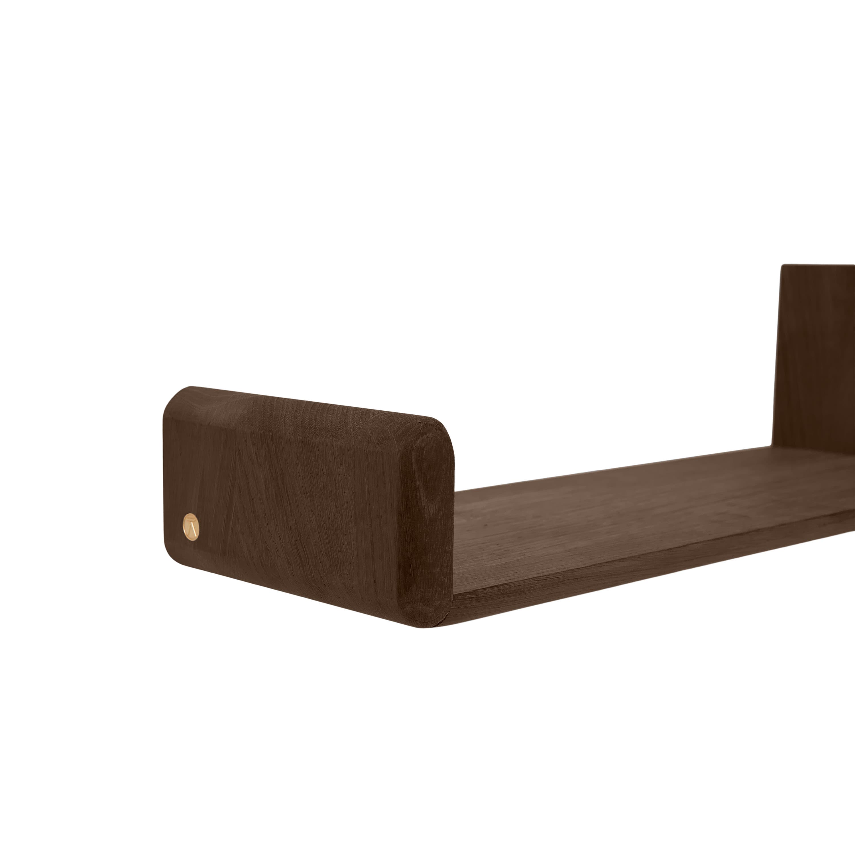 Level Wandregal Geräucherte Geölte Eiche 55x9