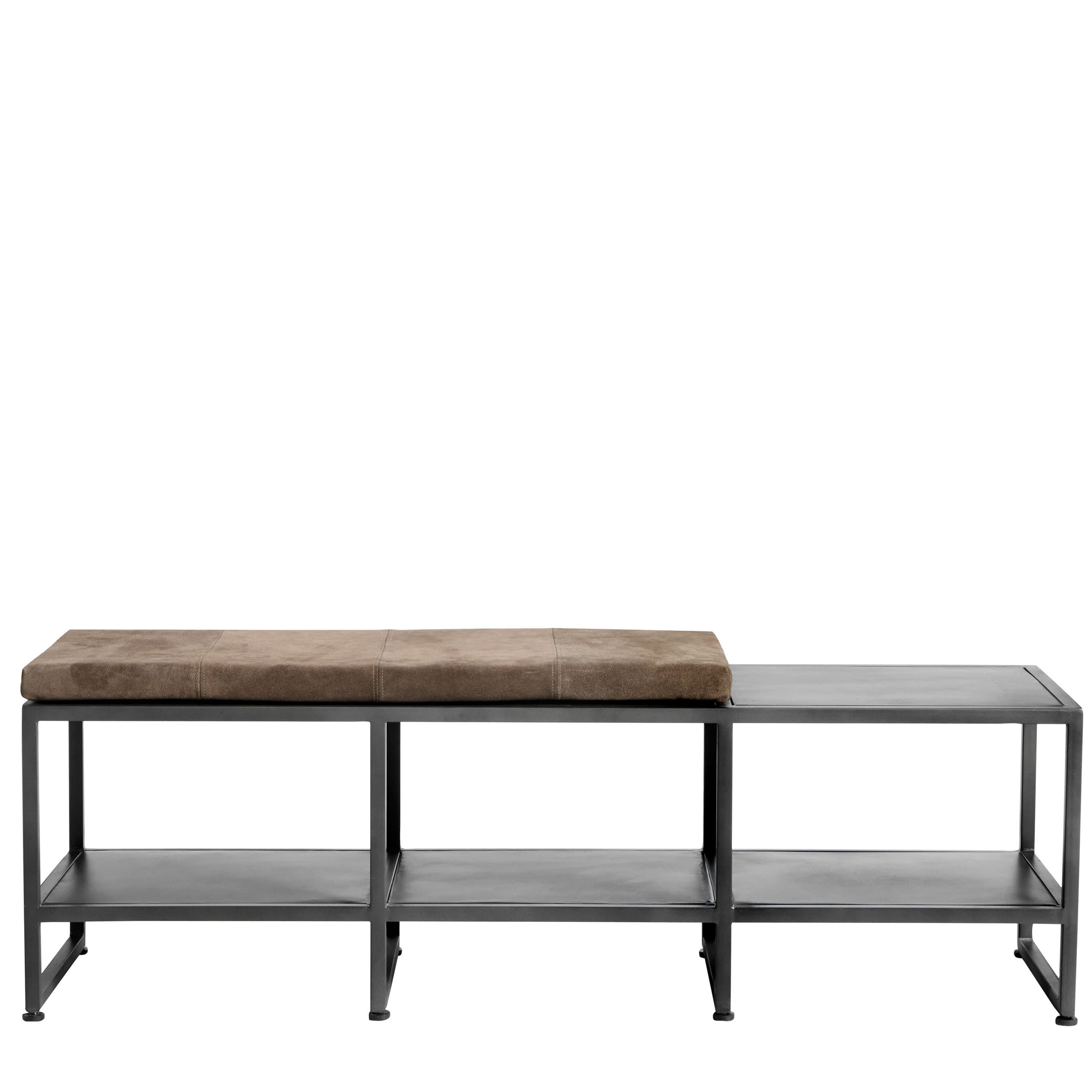 Bronx Bench Black Iron Large