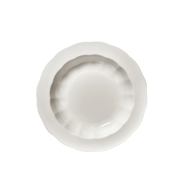 Silhouette Deep Plate White Ø24 4-pack