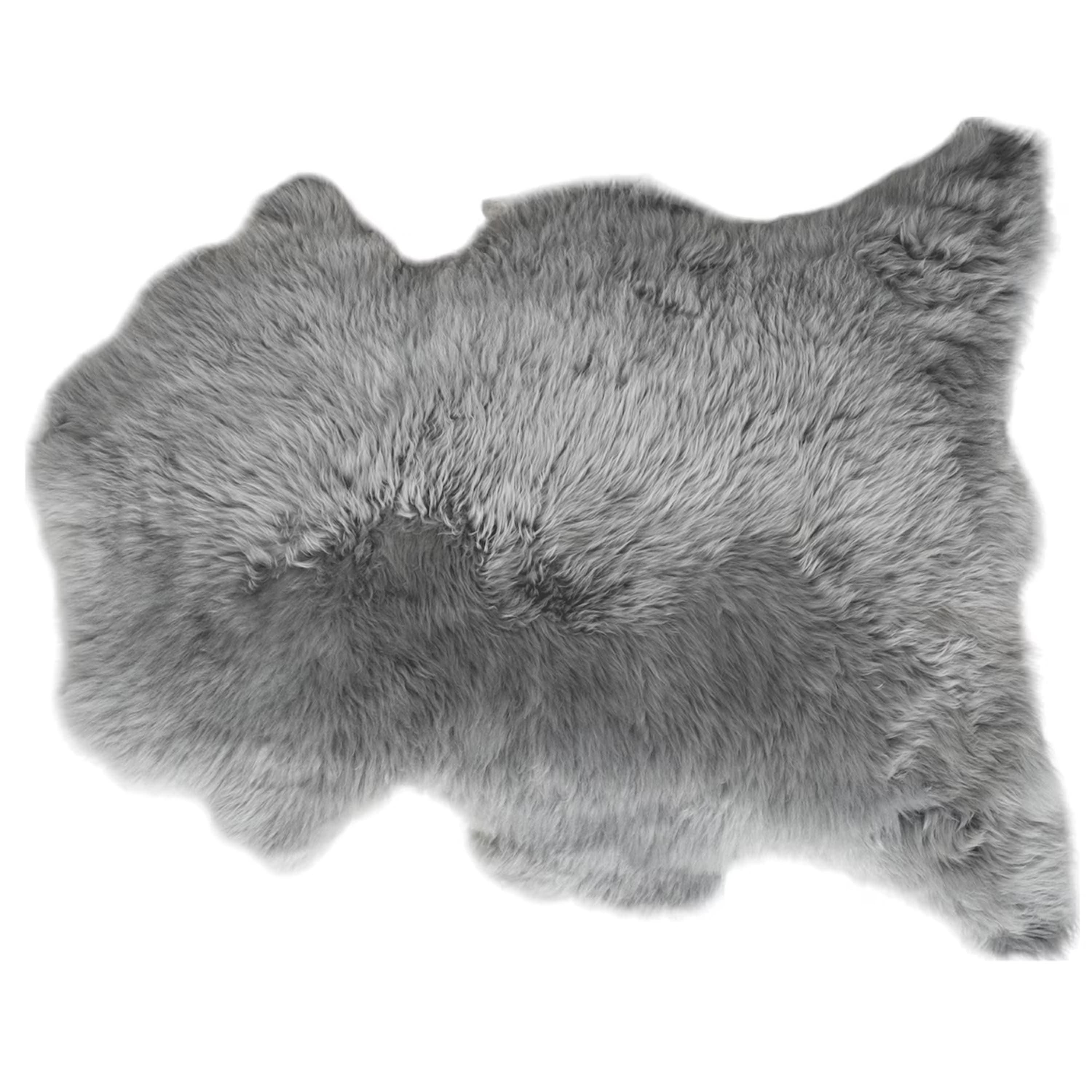 Livia Long-Haired Sheepskin Grey 105x70