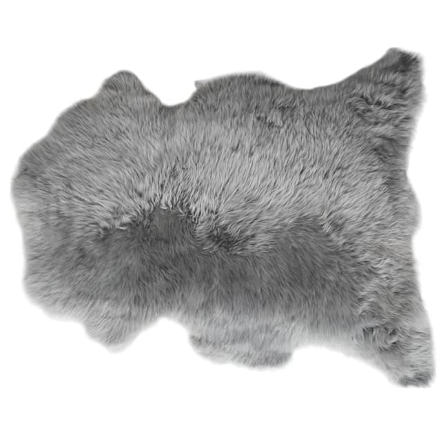 Livia Long-Haired Sheepskin Grey 105x70