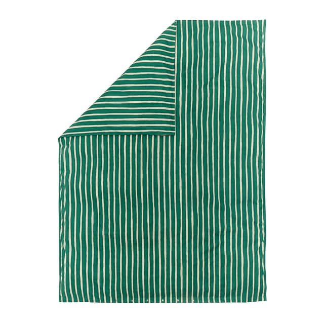Iso Piccolo Bettbezug Off White/Emerald 150x210