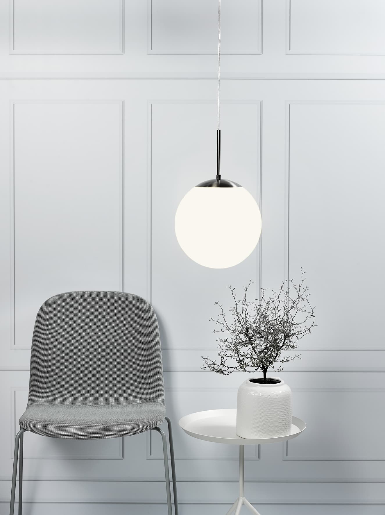 Cafe 25 Ceiling Lamp Opal White