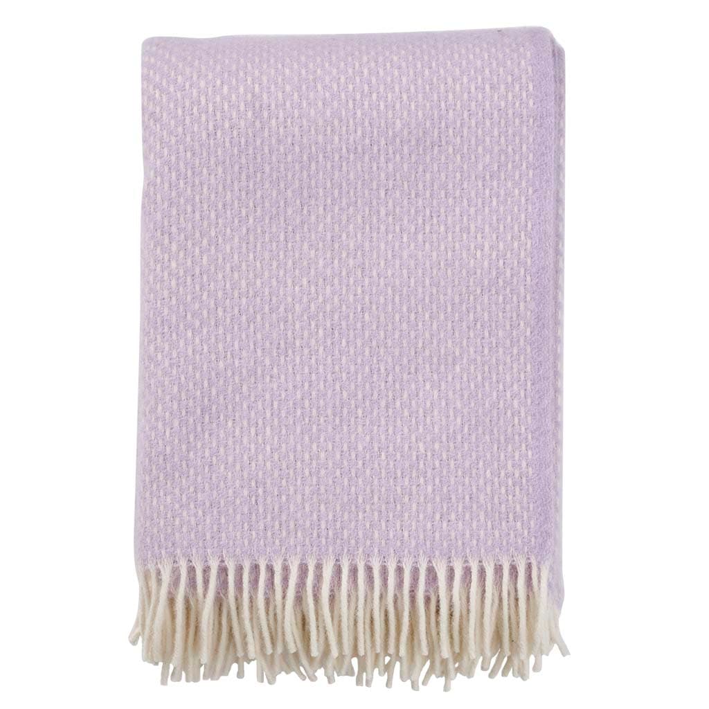 Preppy Wool Throw Purple