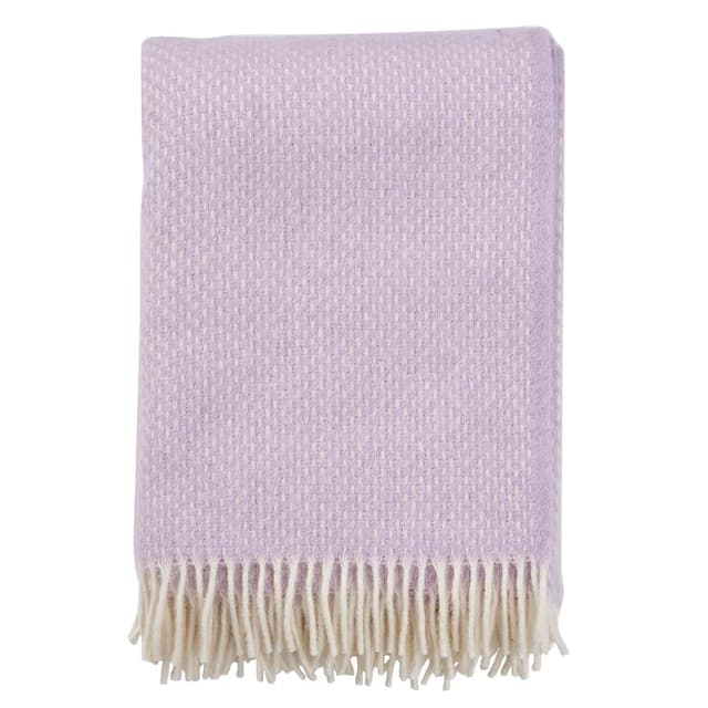 Preppy Wool Throw Purple