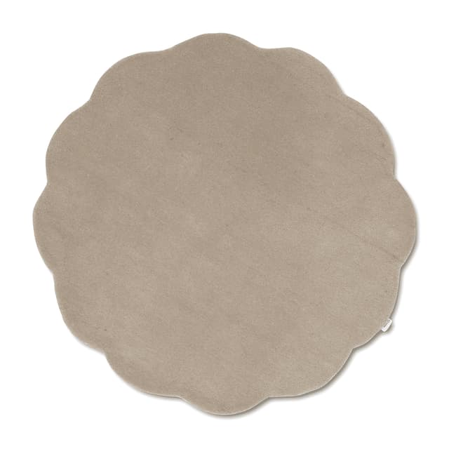 Teppich Shell Beige Ø120