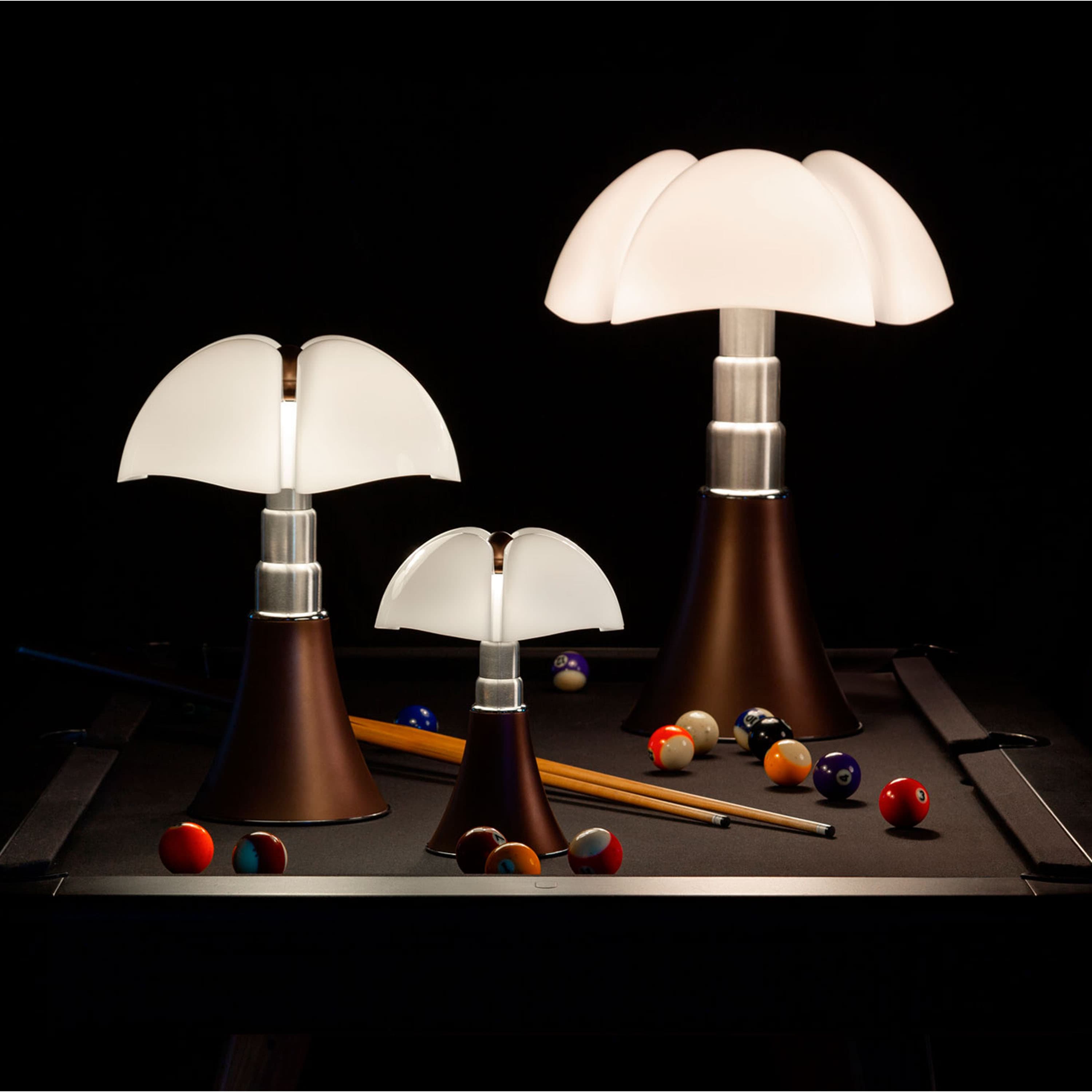 Pipistrello Medio Tischlampe Dimmbar LED Bronze