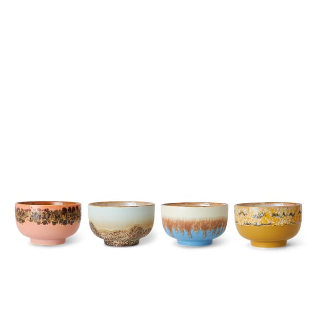 70s Ceramics Schale Seabreeze 4-pack