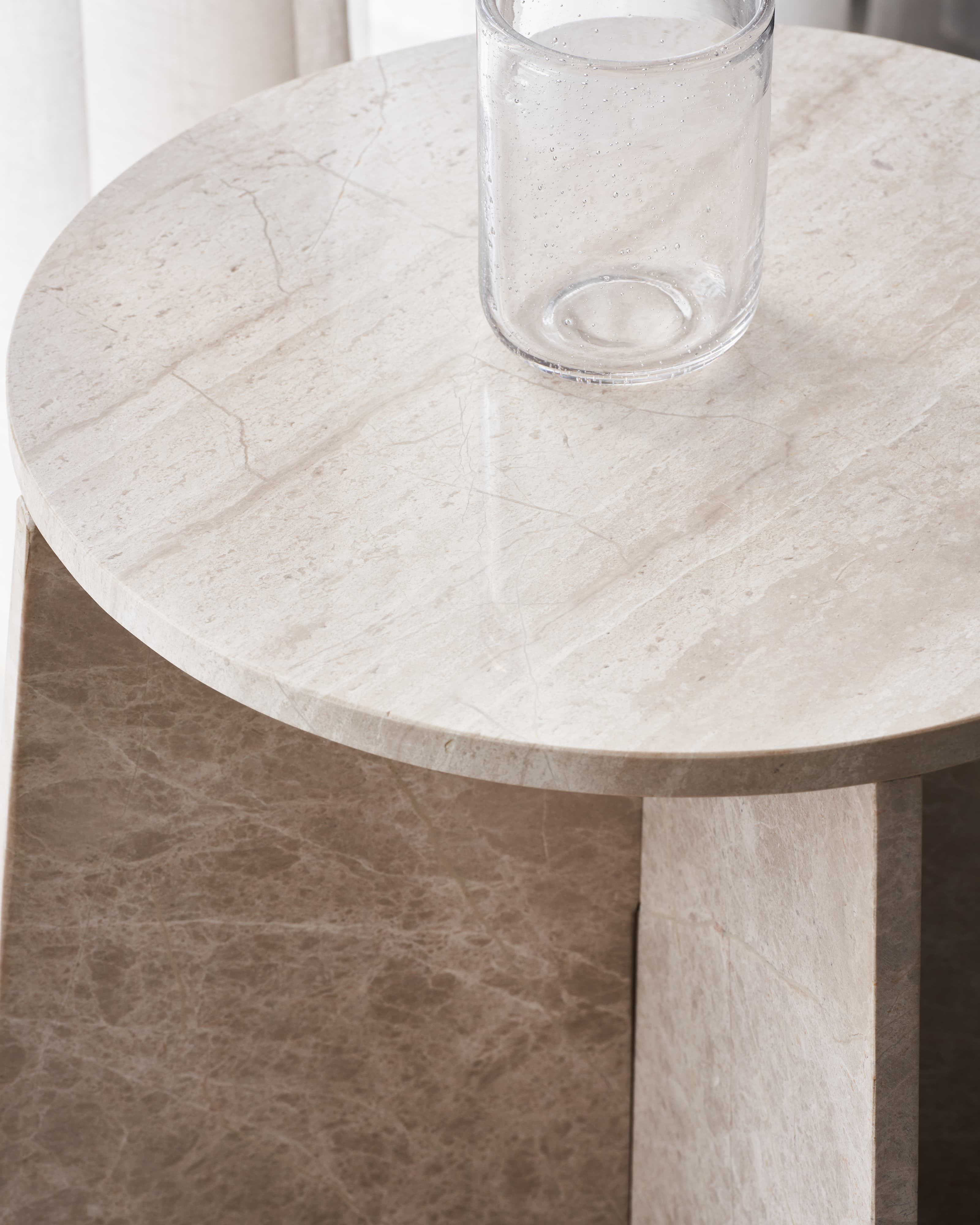 Marb Beistelltisch Marmor Beige
