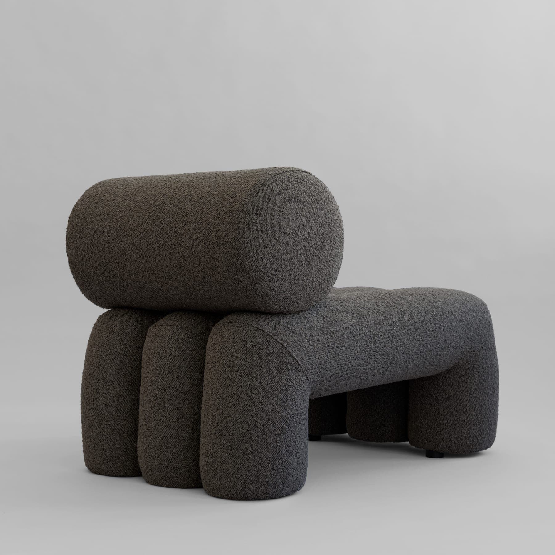 Foku Lounge Chair Deep Taupe