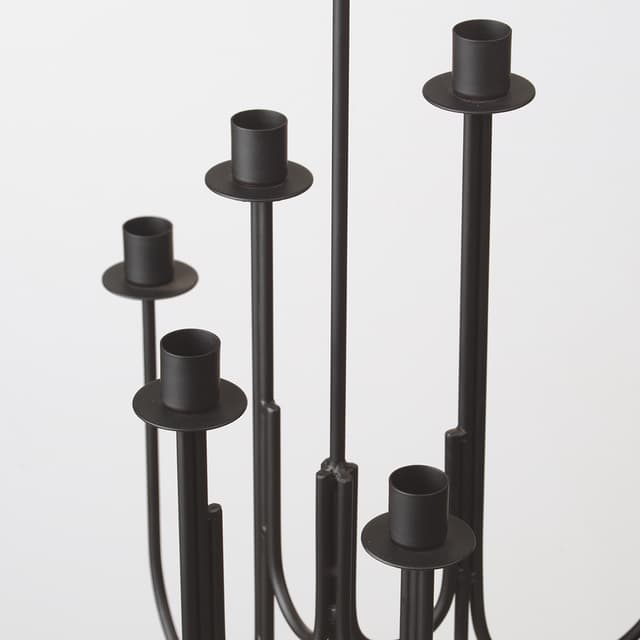 Farri Floor Candleholder Black 100cm