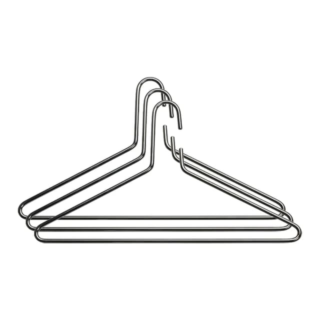 Triangel Kleiderbügel Chrom 3er-Pack