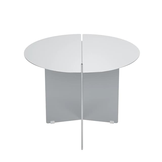 Oru Side Table Stainless Steel Matt Ø50