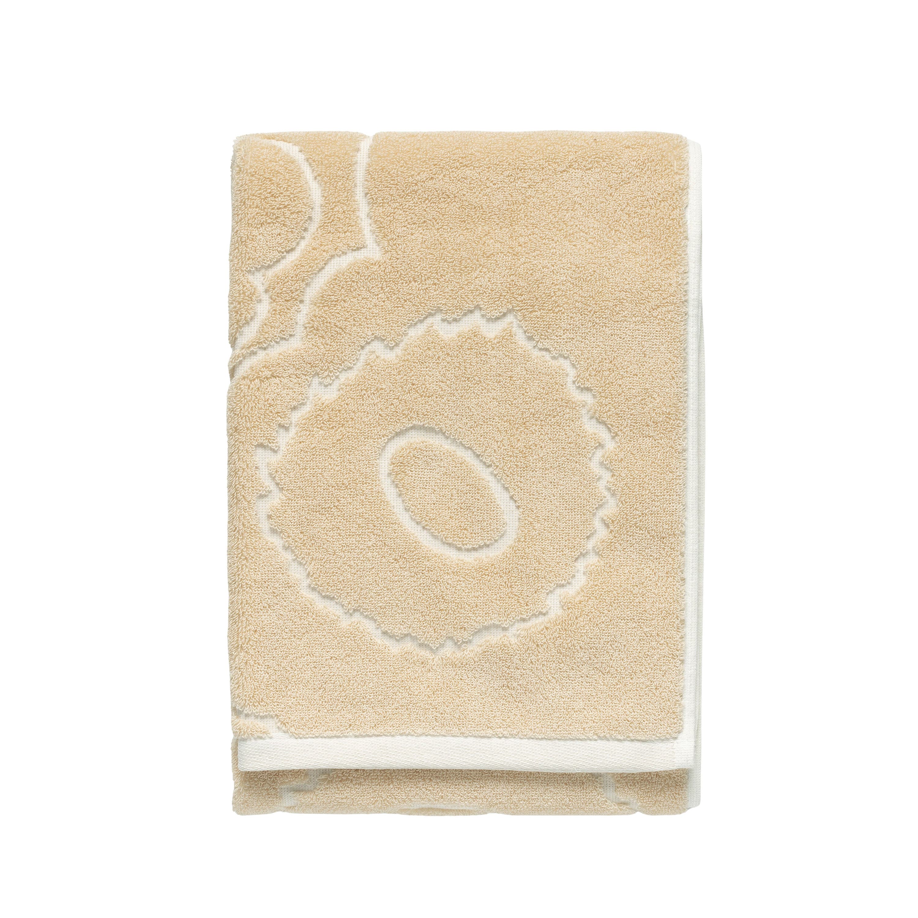 Piirto Unikko Handtuch Straw/Off White 50x100