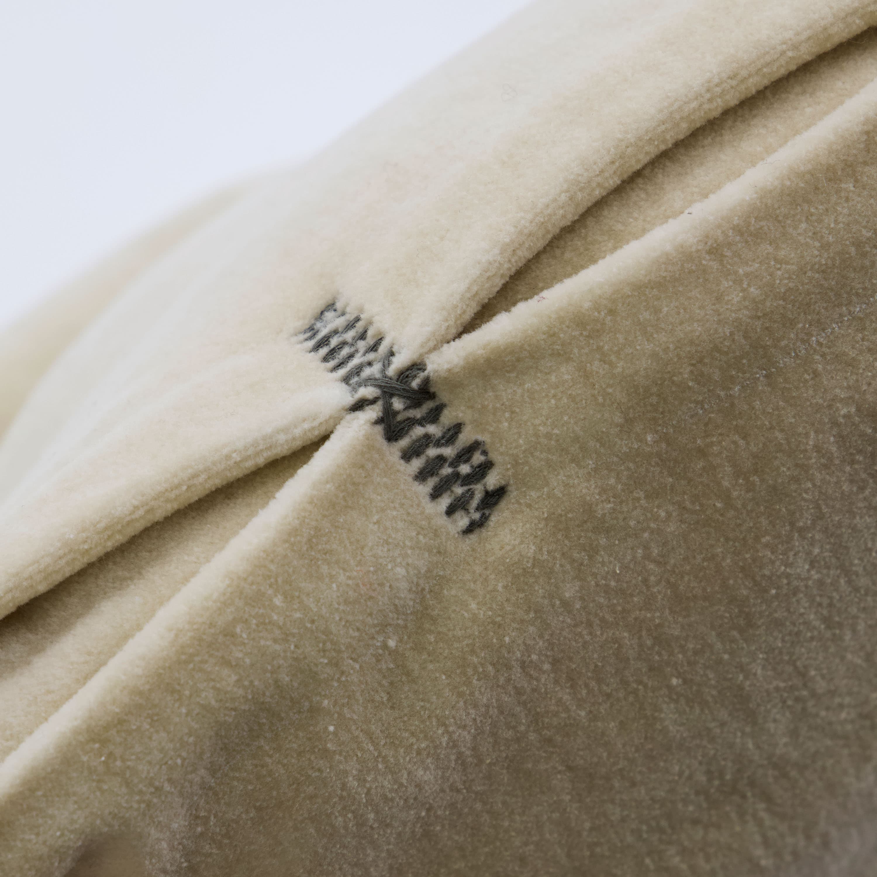 Velour Kissenbezug Sand 50x50