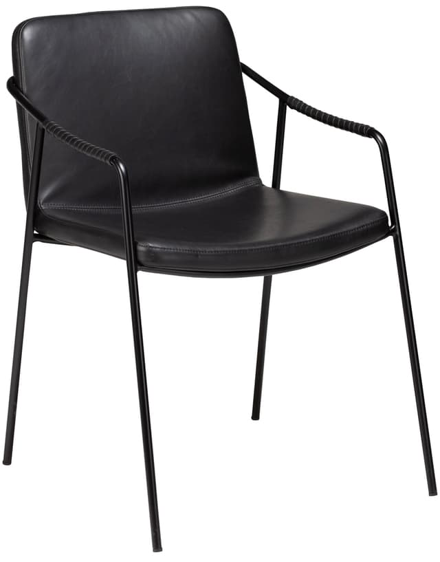 Boto Esszimmerstuhl Kunstleder Schwarz