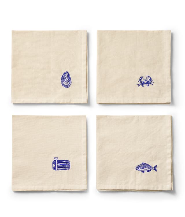La Mer Napkin Set of 4