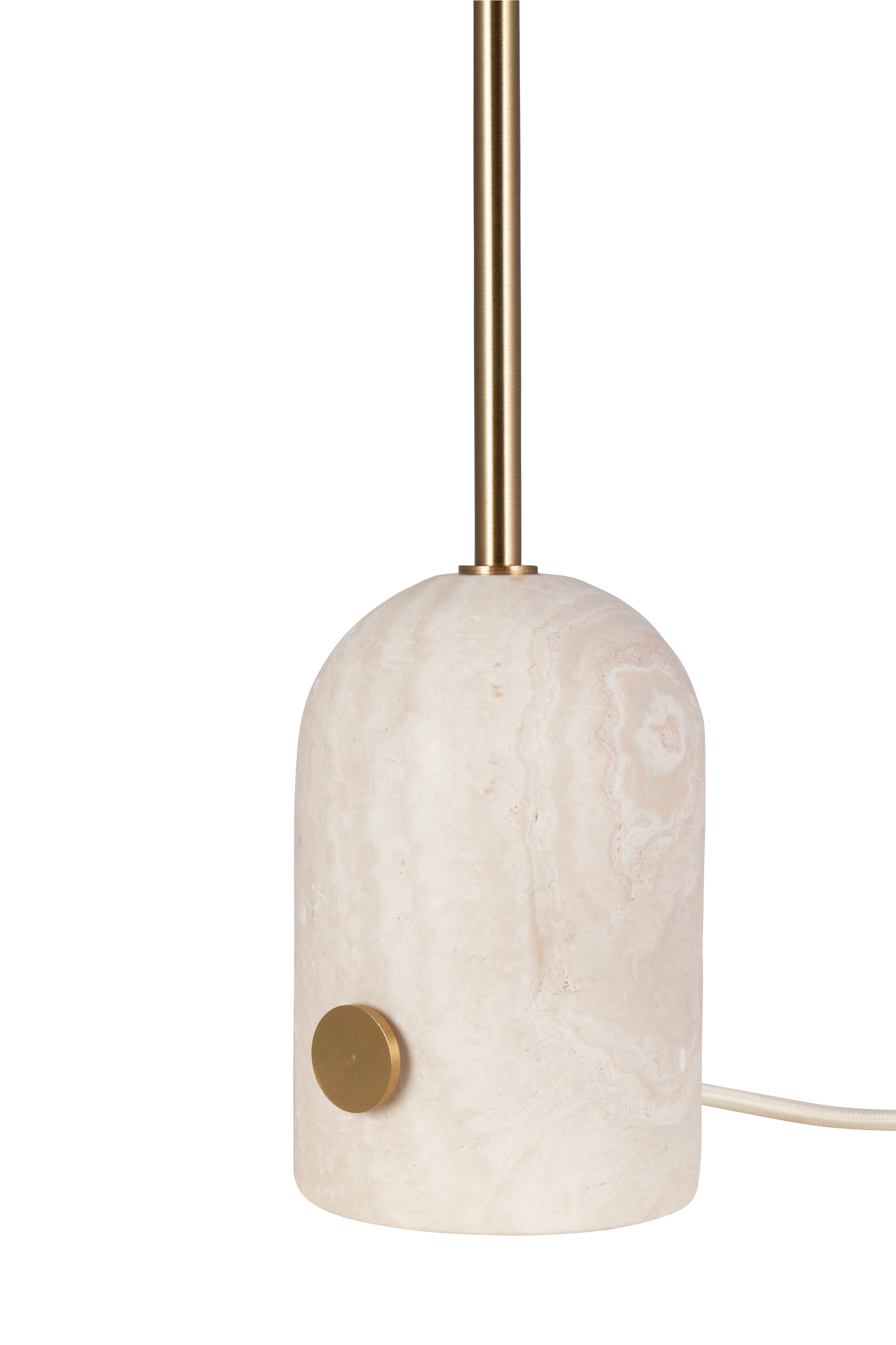 Gino Table Lamp Travertine 20