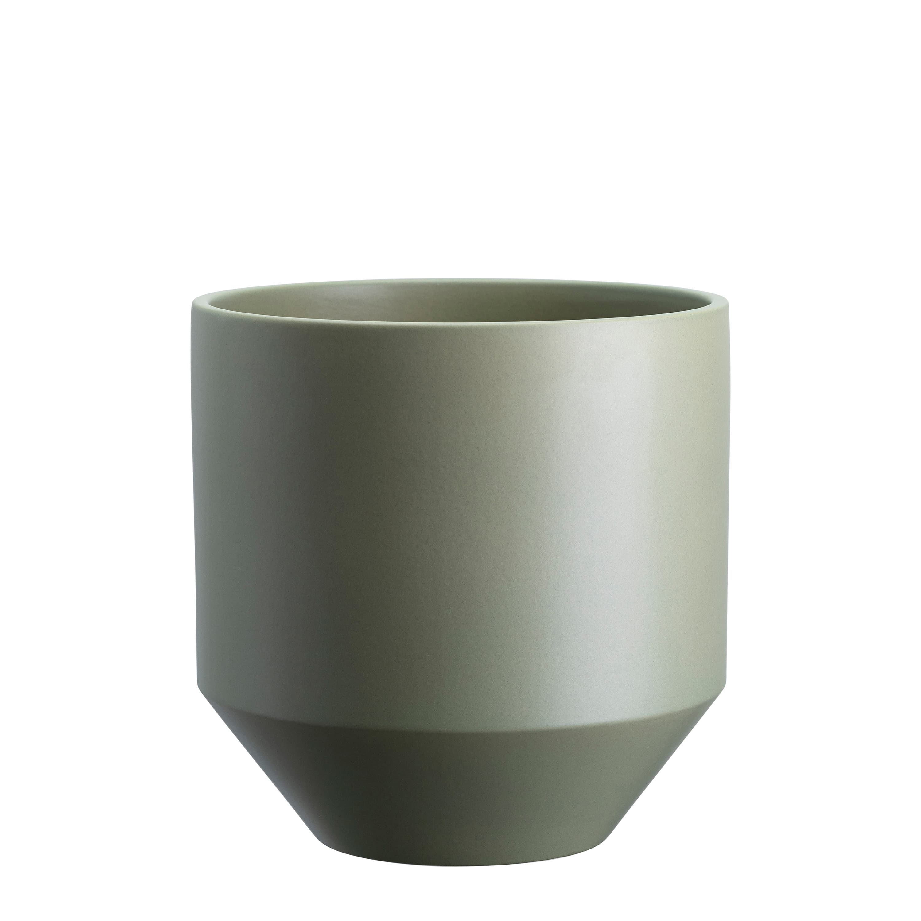 Lily Pot Glazed Sage Green Ø18