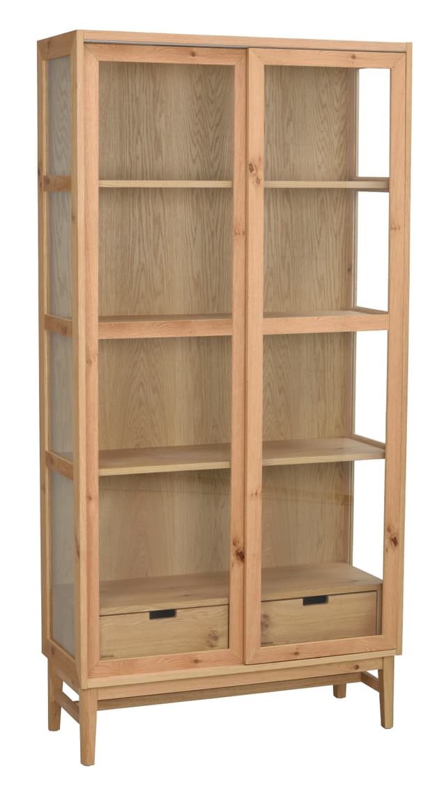Hazelton Vitrinskåp Ek 203cm
