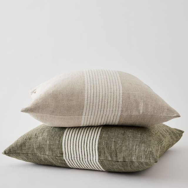 Colette Kissenbezug Natural Stripes 50x50