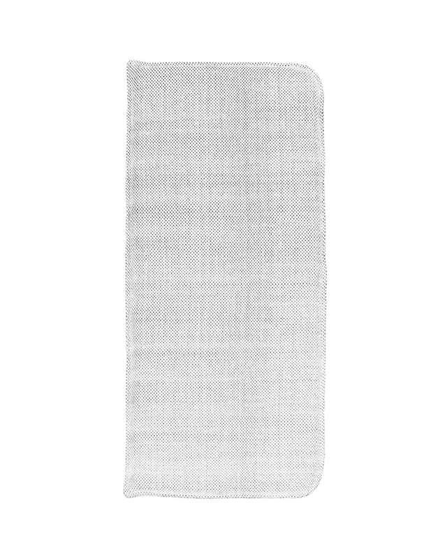 Cushion Seat Sofa White/Black