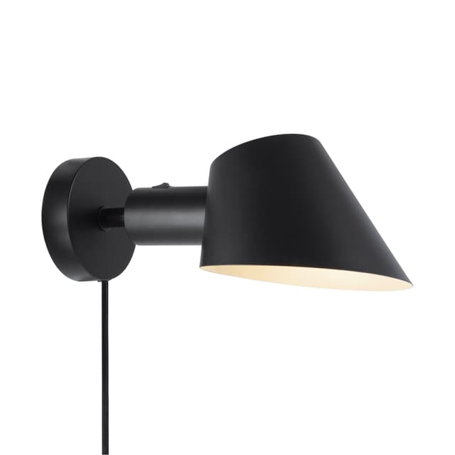 Stay Wall Lamp Short Black
