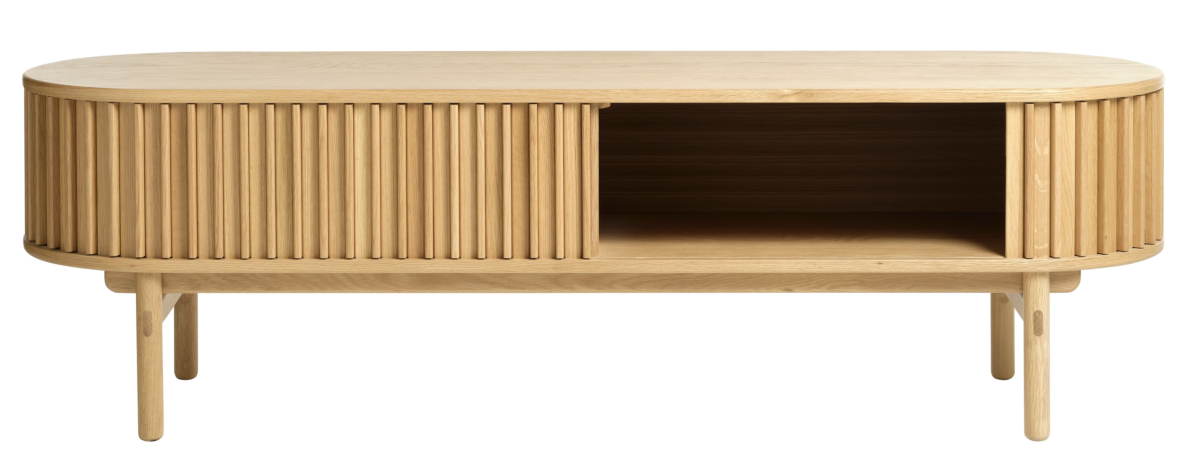 Alice TV-Bank Natural Oak 160cm
