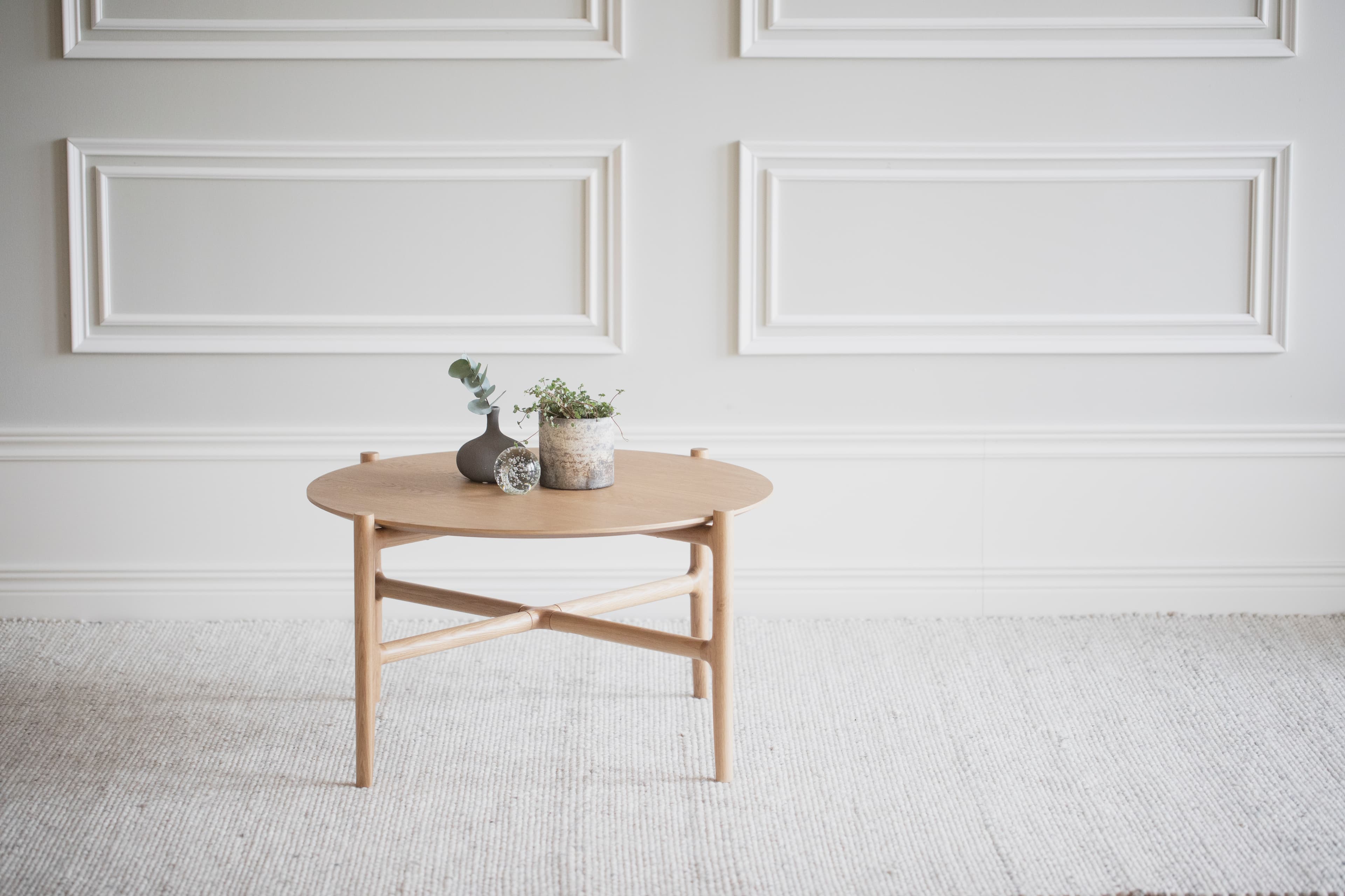 Holton Coffee Table Round Oak Ø87cm