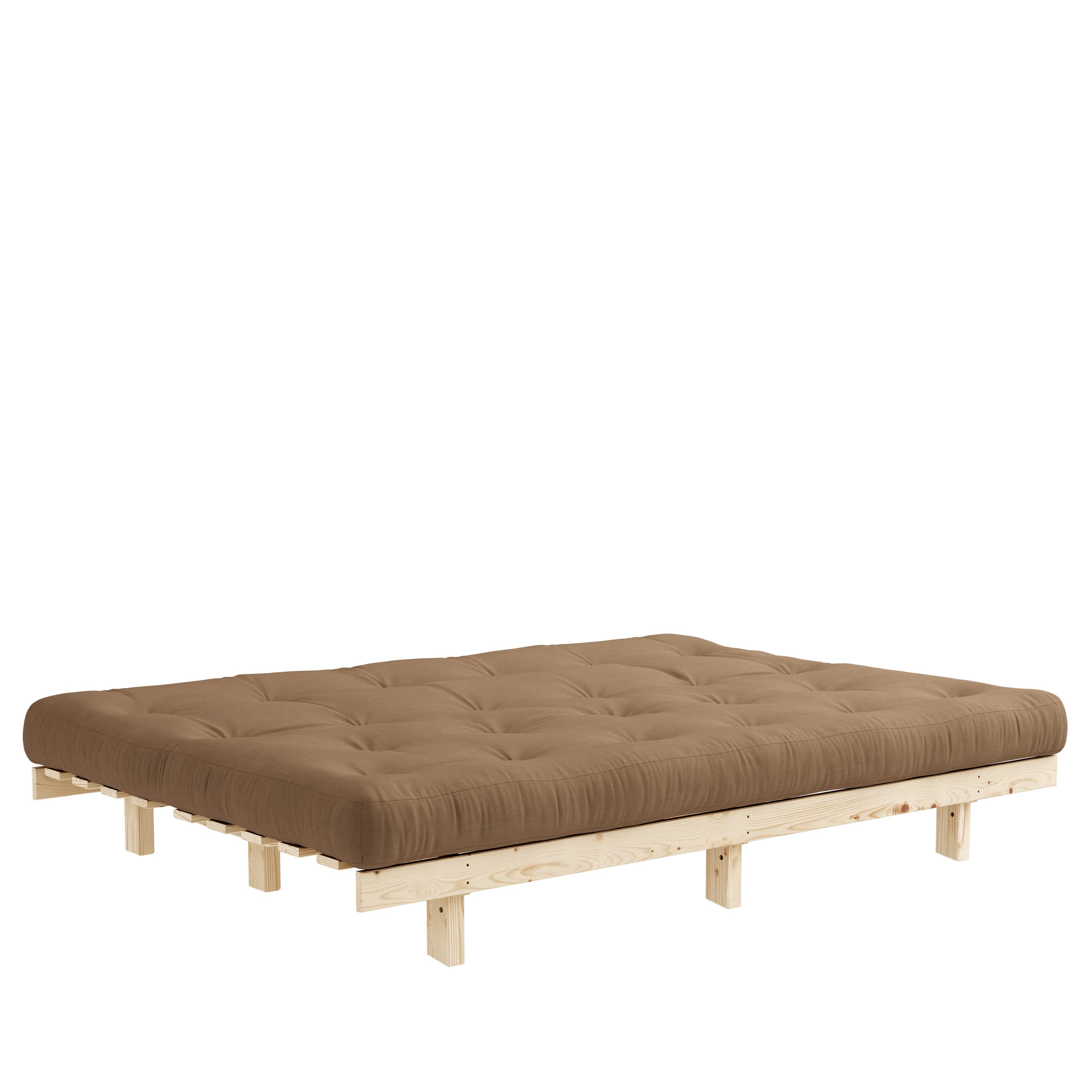 Lean Raw Sofa Bed Mocca 130x200