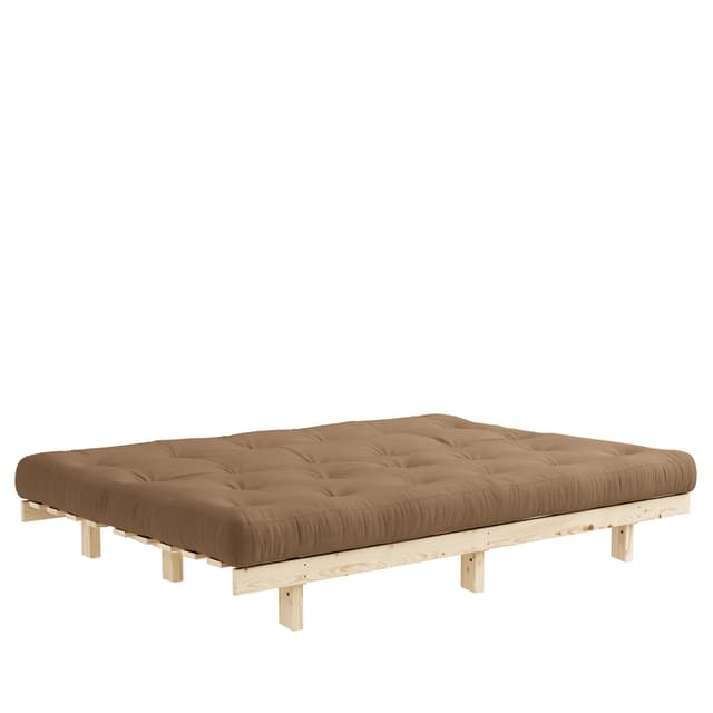 Lean Raw Sofa Bed Mocca 130x200