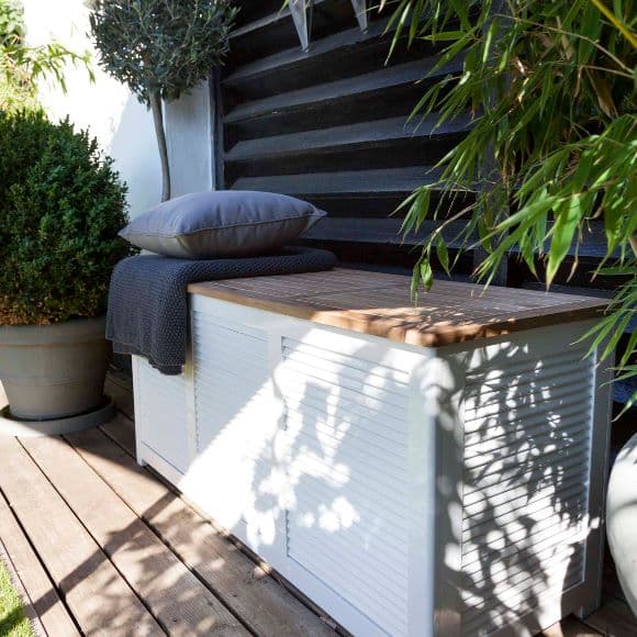 Classic Dynbox Teak/White 130cm