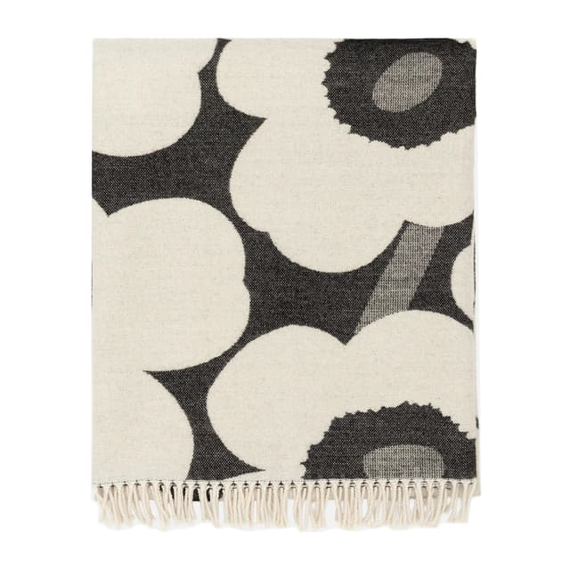 Unikko Throw Black 130x180