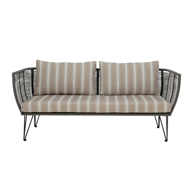 Mundo Sofa Stripe Green 175cm
