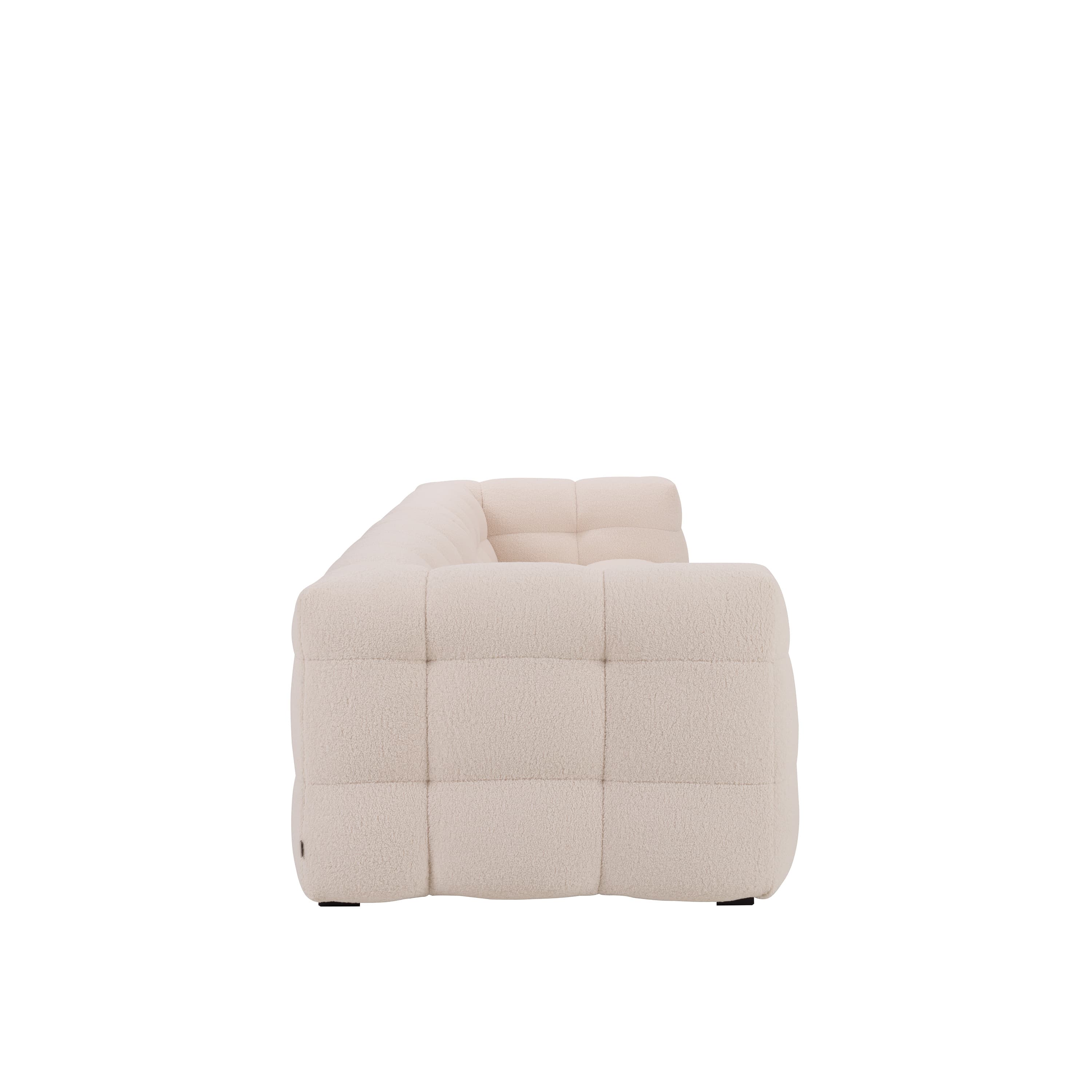 Billie 4-Sitzer Sofa in Creme Teddy