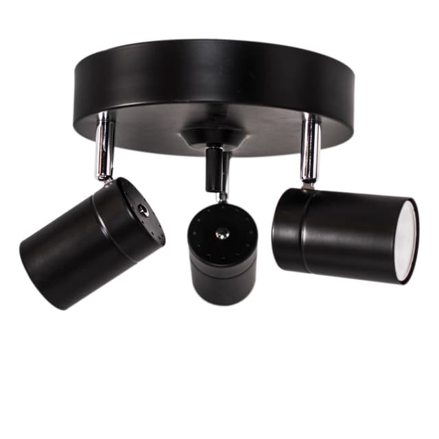 Correct 3 lights Spotlight Black