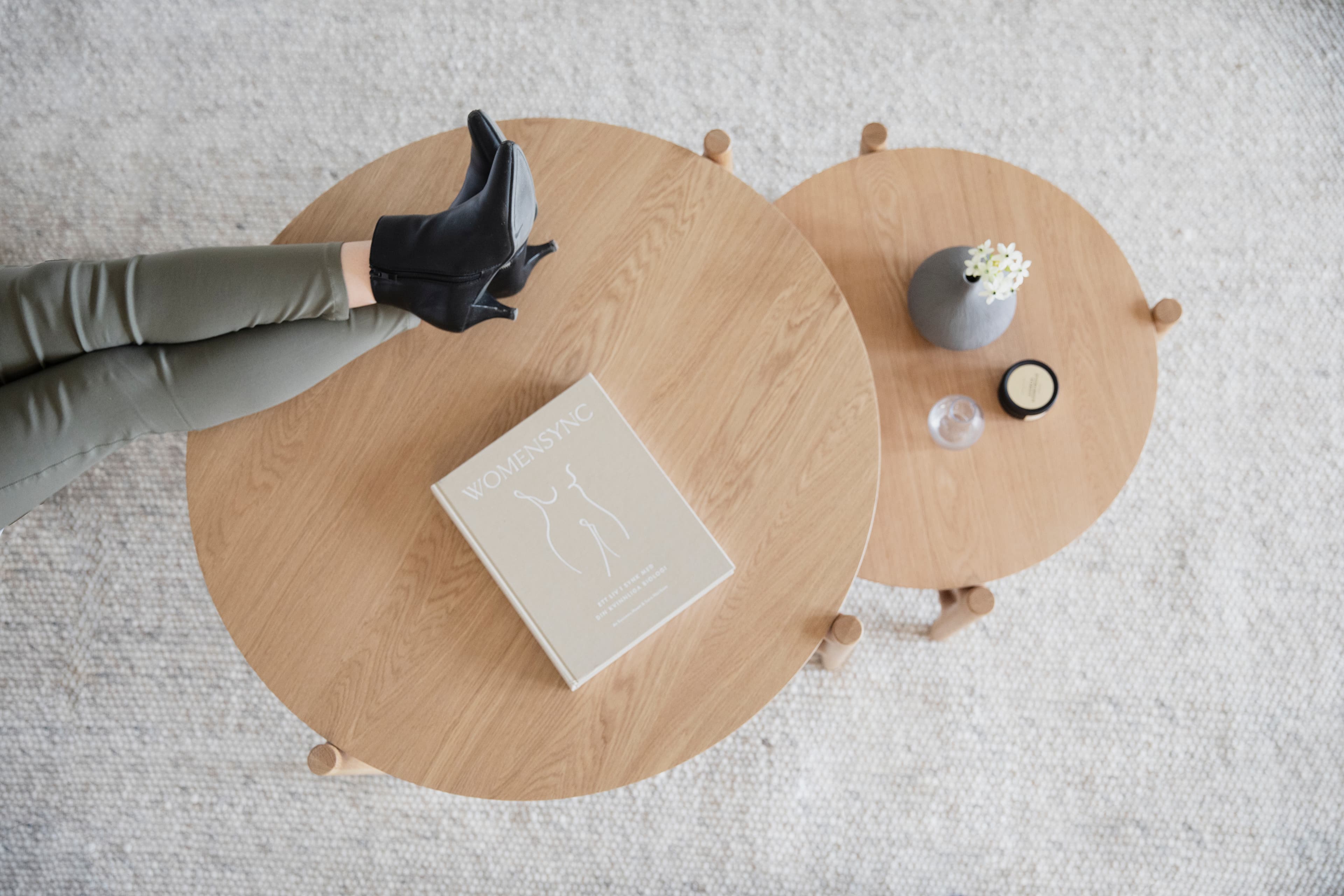 Holton Coffee Table Round Oak Ø87cm