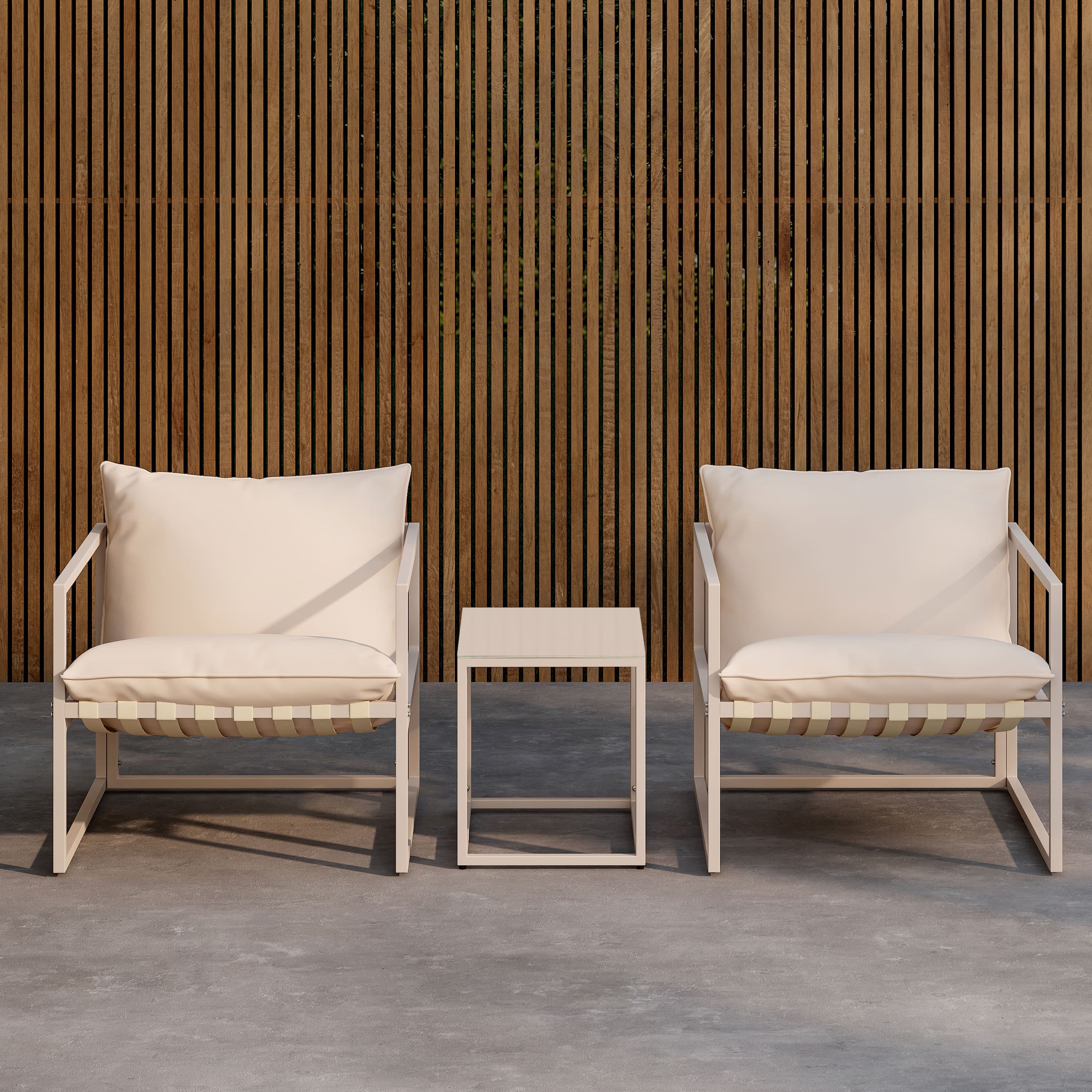 Messina Loungeset Beige/Beige