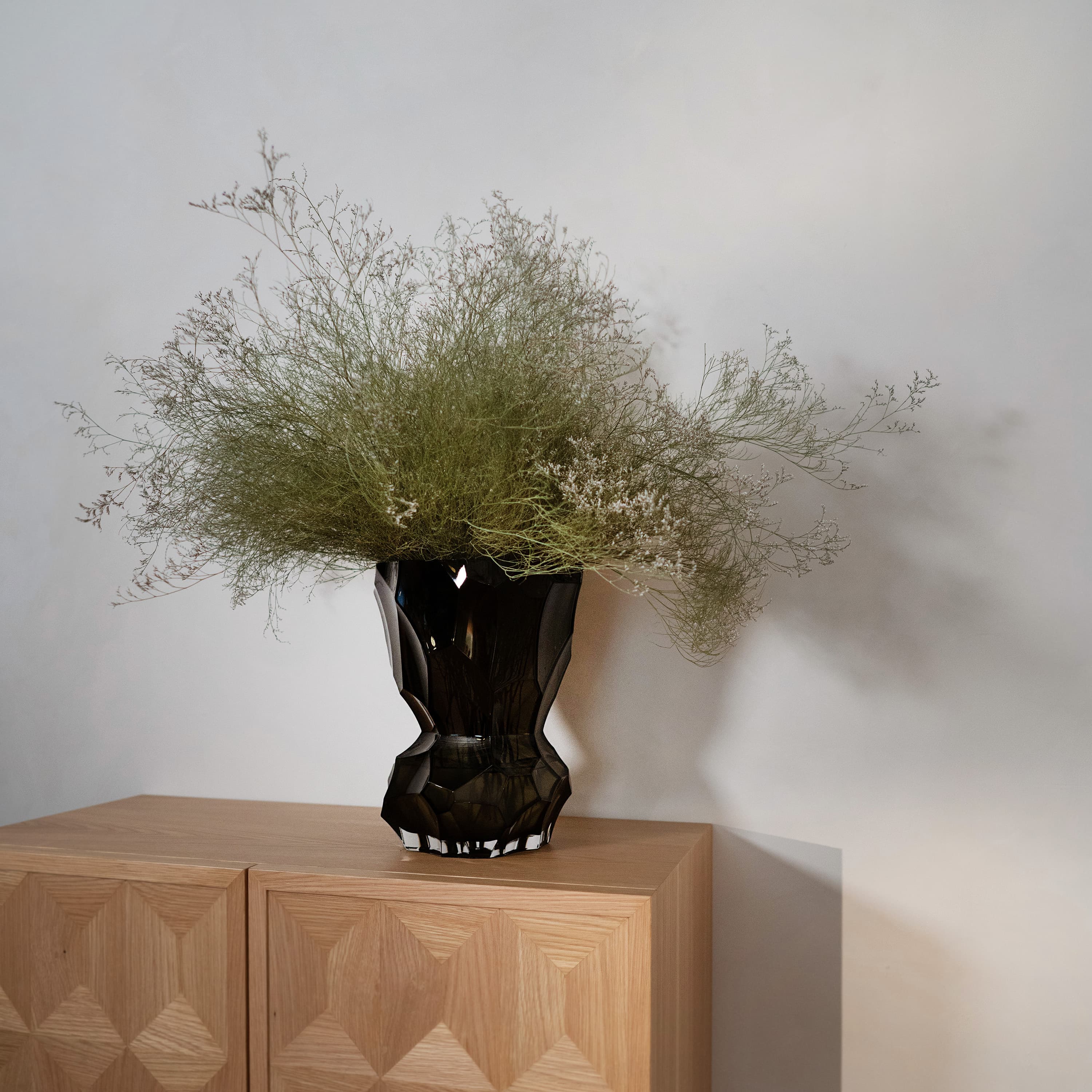Reflection Vase New Smoke 30cm