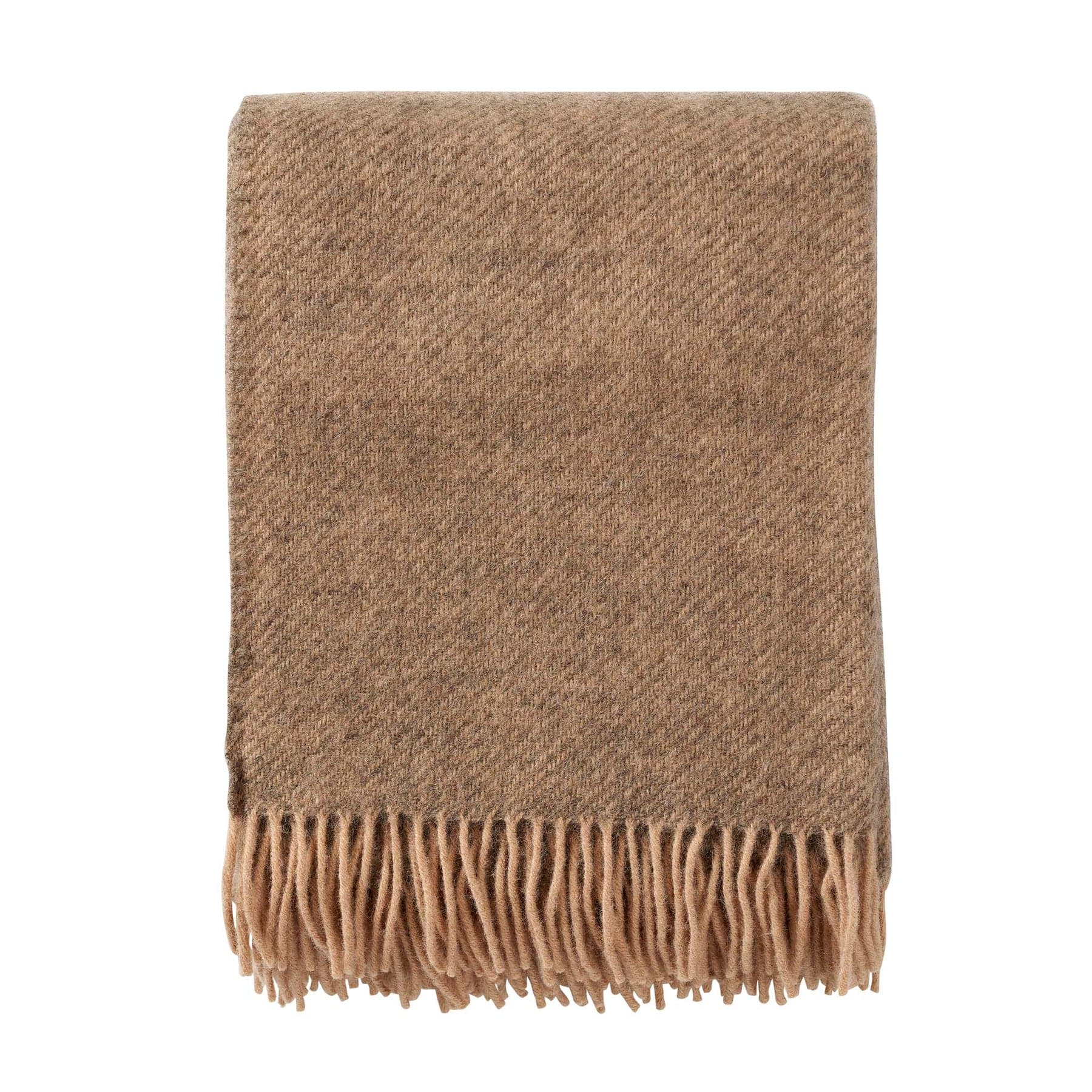 Gotland Wolldecke Beige