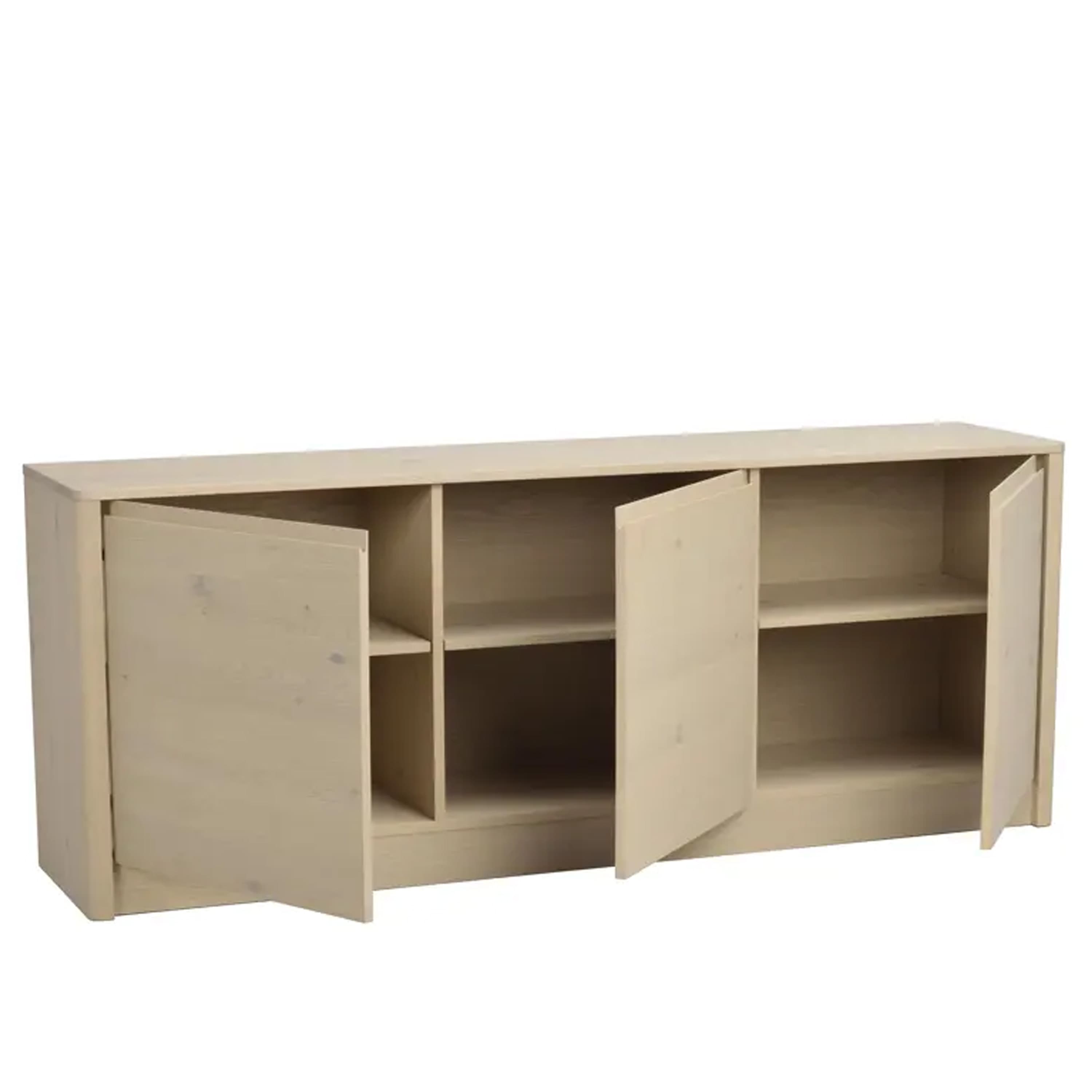 Melstone Sideboard Weiß pigmentierte Eiche 180x70