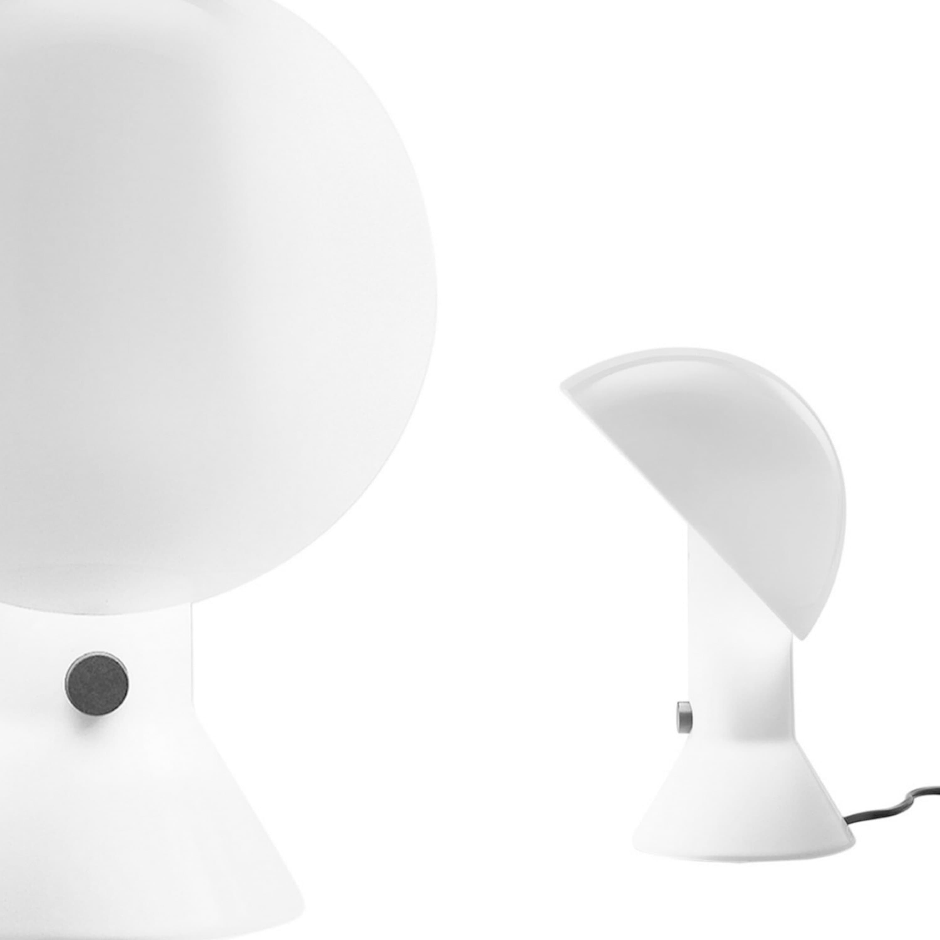 Elmetto Tischlampe Weiß