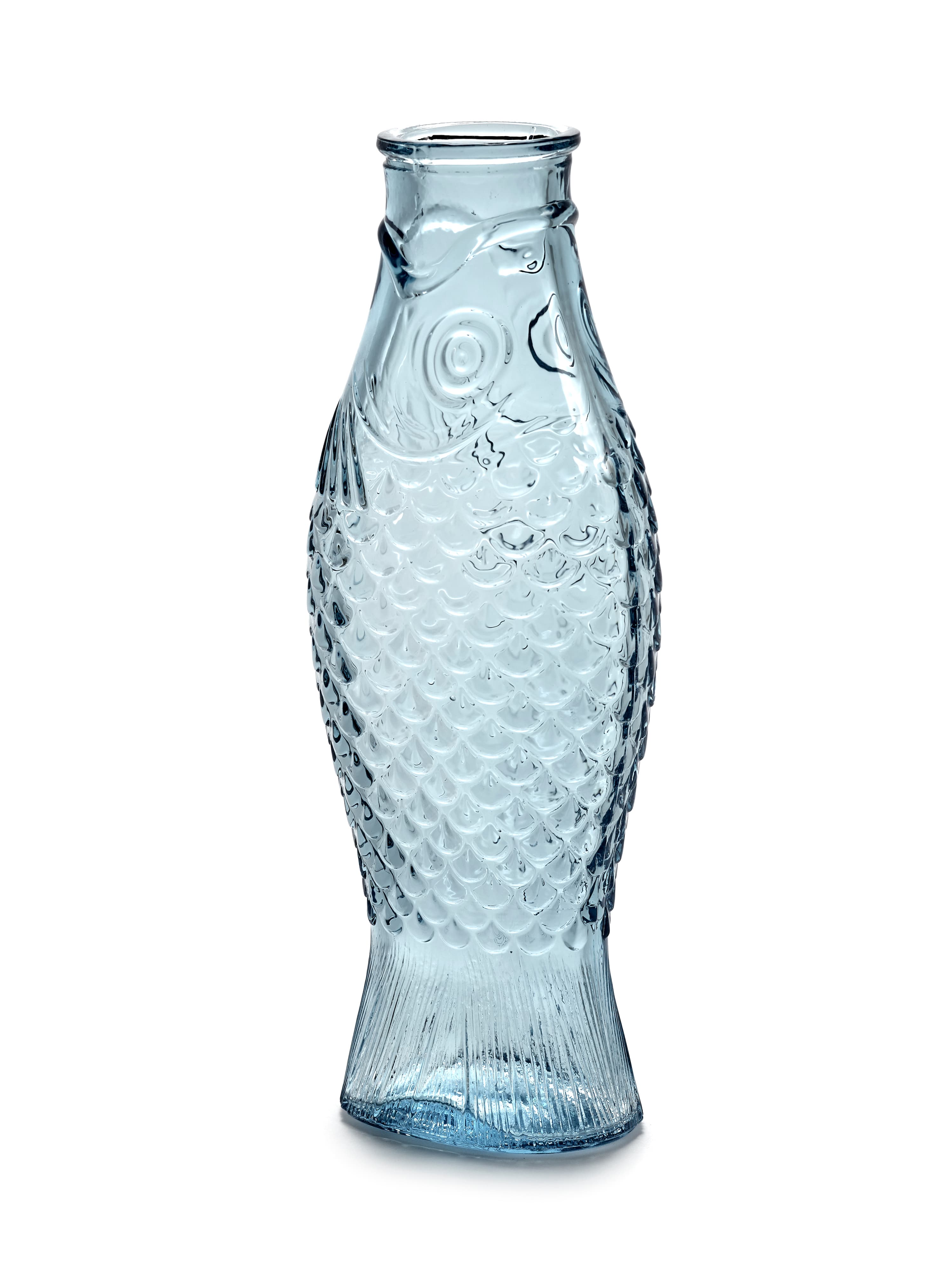 Fish & Fish Karaffe Blau