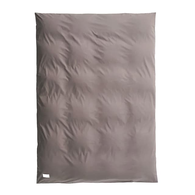 Pure Poplin Bettbezug Mud 150x210
