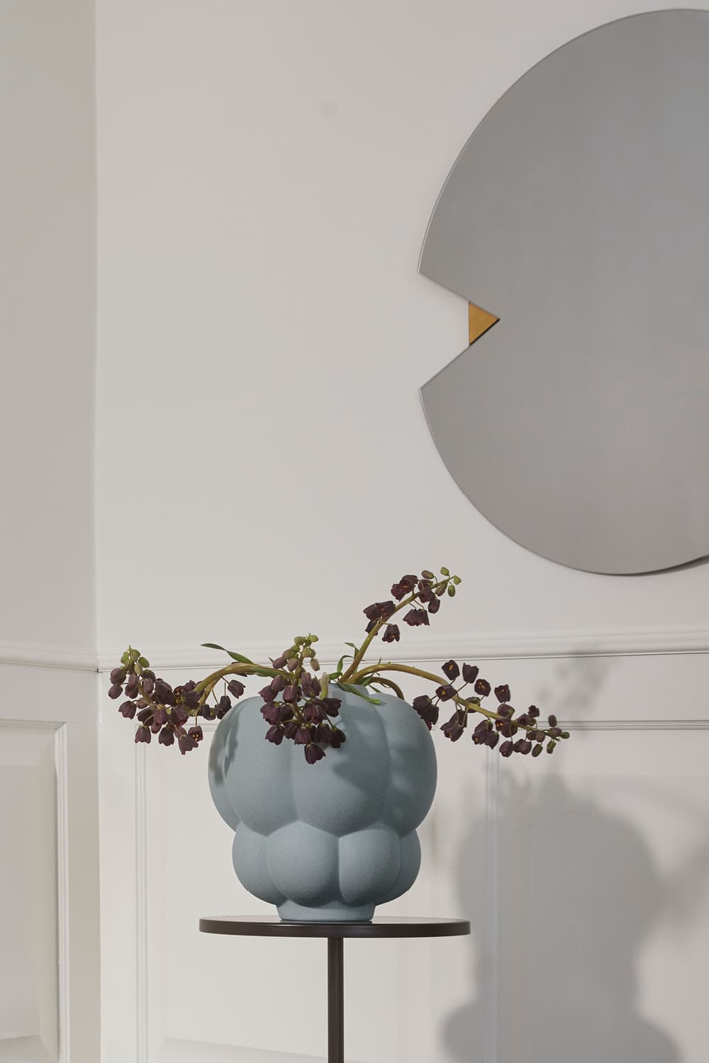 Uva Vase Keramik Blassminze 28 cm