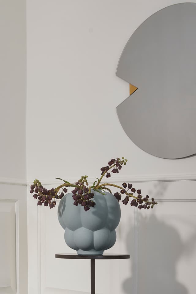 Uva Vase Keramik Blassminze 28 cm