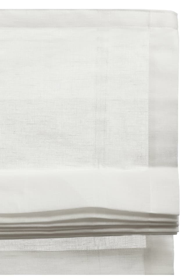 Ebba Cotton/Linen Roller Blind White 110x180