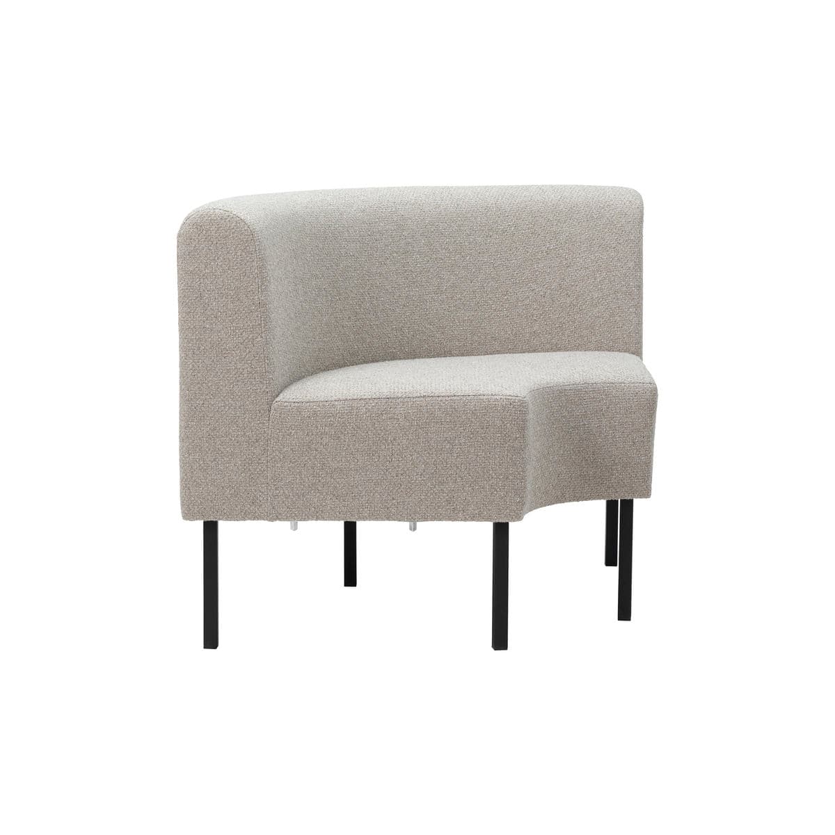Corner Sitzplatz Eckteil Modulsofa Natur 85cm